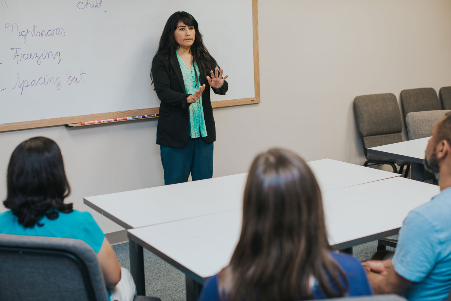 Image of Rita Romero in training session